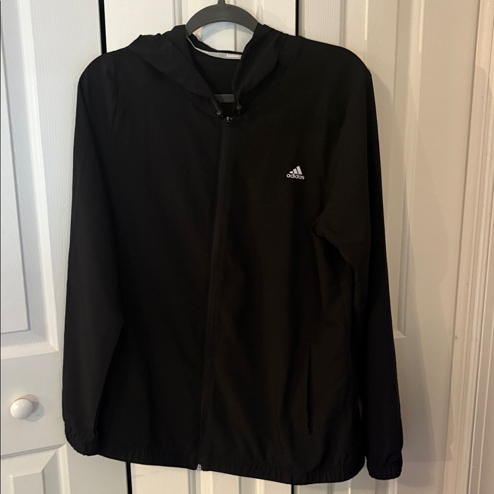 Adidas Black Full-Zip Hoodie